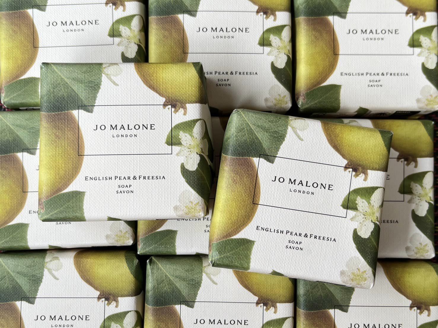 สบู่ Jo Malone English Pear & Freesia Soap 100g. (1ก้อน) ของแท้