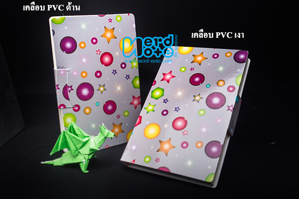 สมุดโน๊ตสีเทา ไม่มีเส้น พกพาง่าย มีที่เสียบปากกา