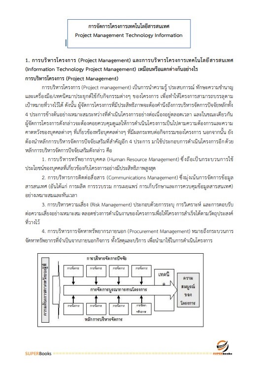 แนวข้อสอบ นักวิชาการคอมพิวเตอร์ปฏิบัติการ สำนักงานปลัดกระทรวงมหาดไทย