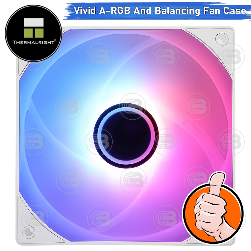 [CoolBlasterThai] Thermalright TL-C12W-S V3 A-RGB Fan Case (size 120 mm.) ประกัน 3 ปี