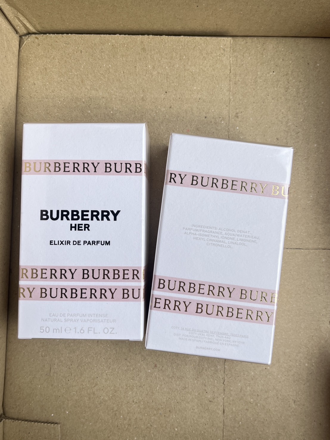 Burberry Her Elixir De Parfum EDP Intense 50ml. น้ำหอมของแท้