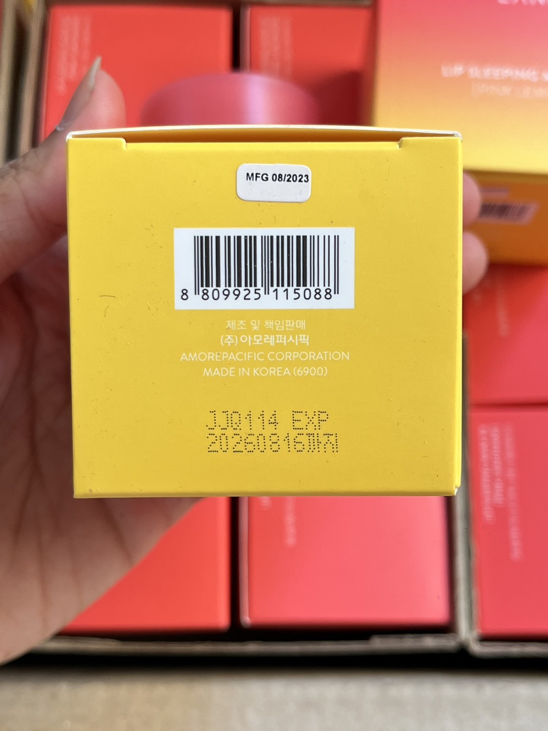 Laneige Lip Sleeping Mask 20g Pink Lemonade มาส์กสำหรับริมฝีปาก