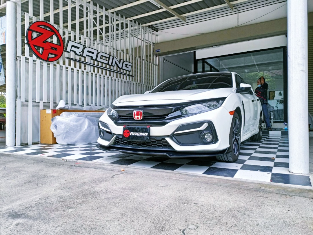ลิ้นหน้า ลิ้นกันชนหน้า ลิ้นต่อกันชน CIVIC Hatchback CIVICFK V.1
