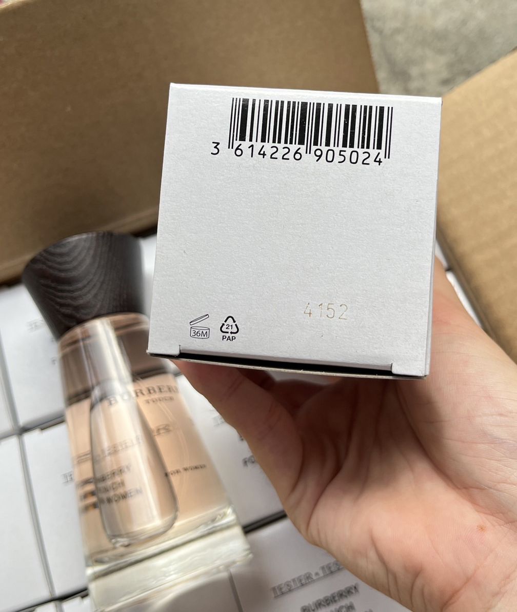 กล่องเทสเตอร์ Burberry Touch for Women EDP 100ml. น้ำหอมของแท้