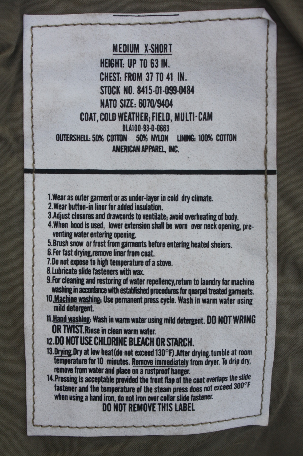 เสื้อทหารM65 ผลิตใหม่ลายมัลติแคม