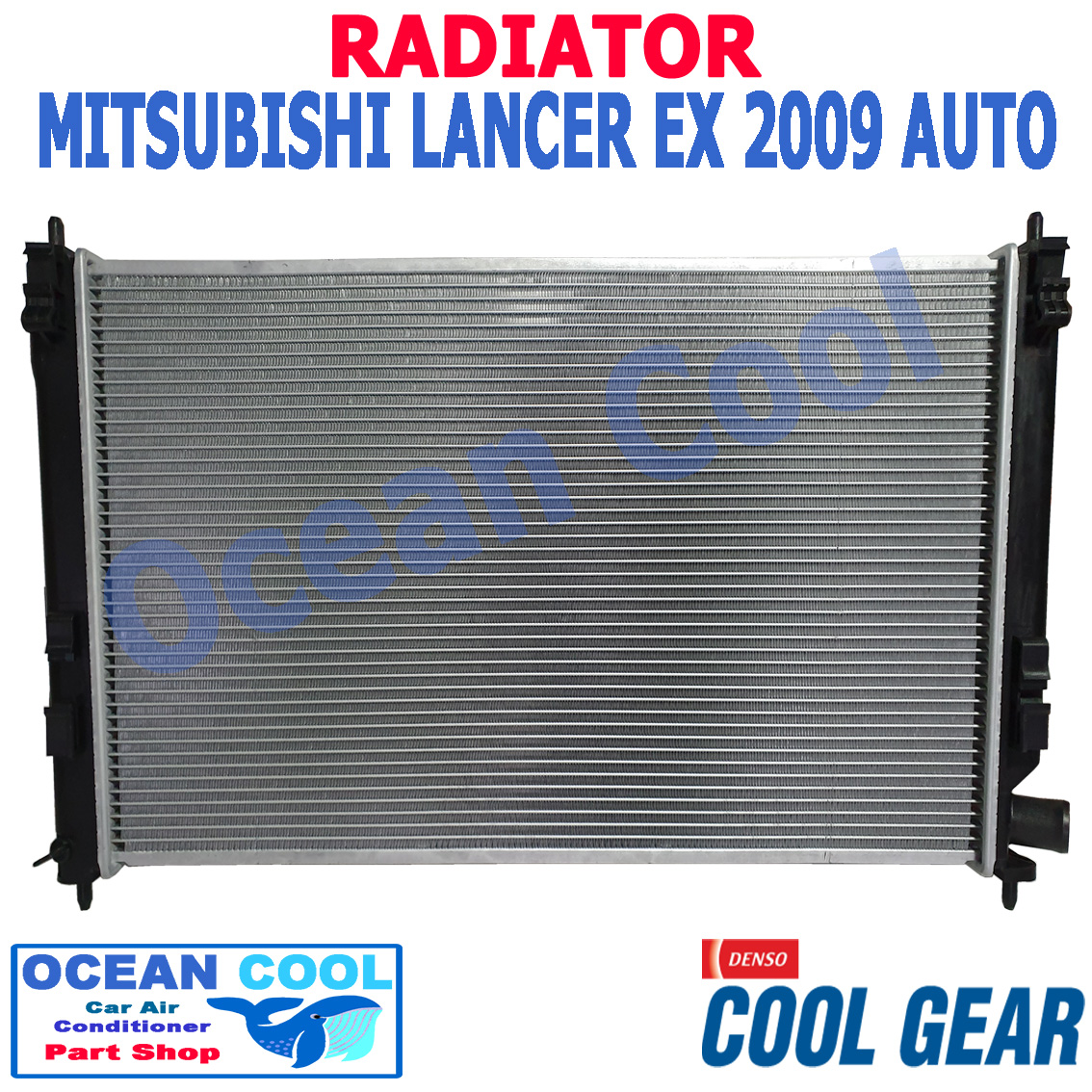 หม้อน้ำ มิตซูบิชิ เเลนเซอร์ 2009 เกียร์ ออโต้ Cool Gear 422175-6330 Radiator MITSUBISHI LANCER EX AUTO RD0023
