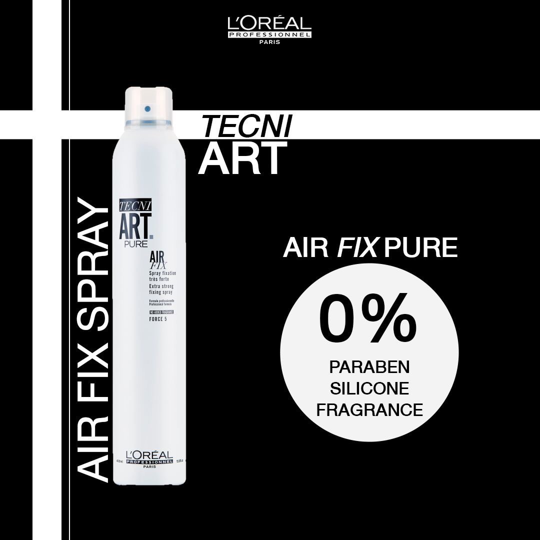 แท้พร้อมส่ง○ L'Oreal Professionnel TecniArt Air Fix 400ml สเปรย์จัดแต่งทรงผม ลอรีอัล เทคนิ อาร์ต แฮร์ ฟิกซ์