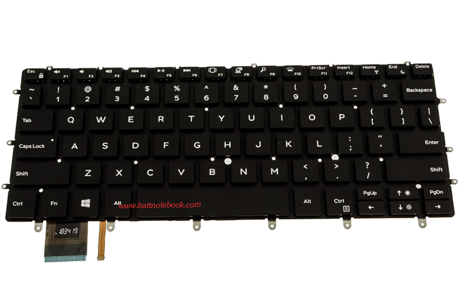 คีย์บอร์ด มีไฟ Dell XPS 9370 แป้นพิมพ์อังกฤษ แท้ ราคา พิเศษ Keyboard Dell 9370 ตรงรุ่น ตรงสเปค ประกันศูนย์ Dell Thailand