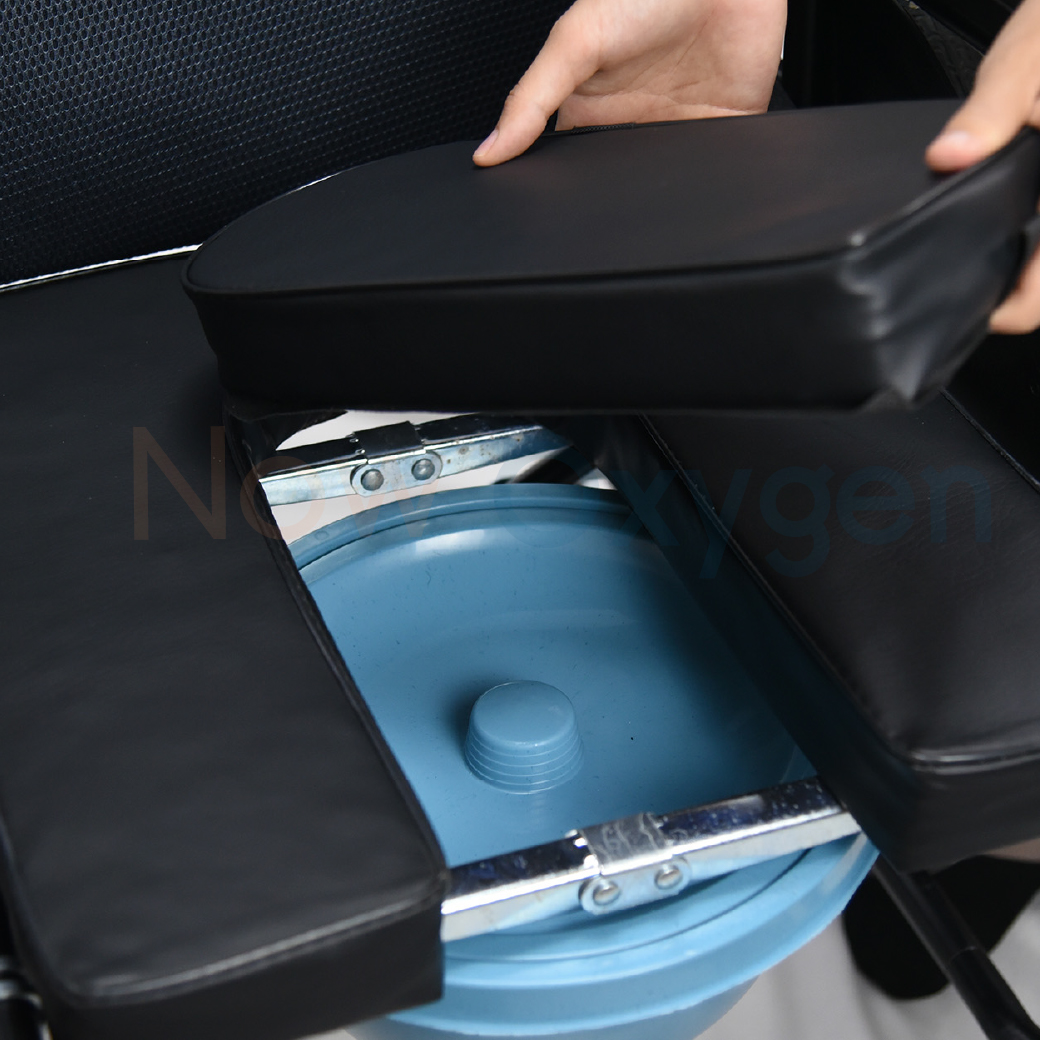 รถเข็นแมนนวล รุ่นพนักพิงสูง ปรับเอนนอน ปรับเหยียดขา (High Back Manual Wheelchair) รับประกัน 1 ปี