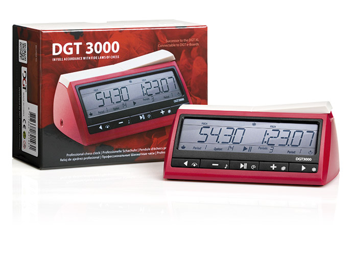นาฬิกาจับเวลาหมากรุกแบบดิจิตอล DGT3000 - FIDE APPROVED