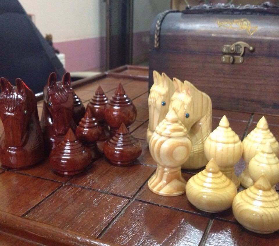 ตัวหมากรุกไทยไม้รุ่นสุดยอดเซียน