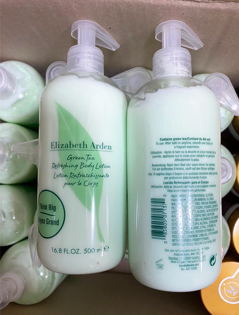 บอดี้โลชั่น Elizabeth Arden Green Tea Refreshing Body Lotion 500ml. (1ขวด)