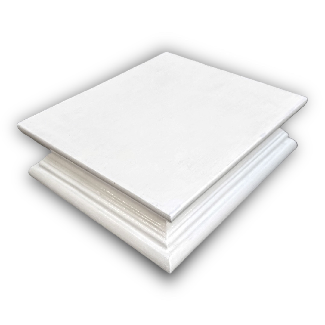 โต๊ะยอดแบบกล่อง 2 หน้า สีขาว