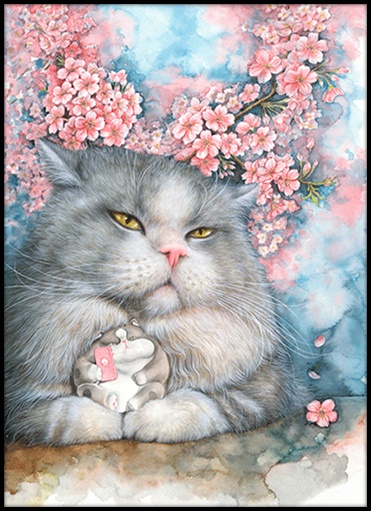 Cat and Hamster (พิมพ์ลาย)
