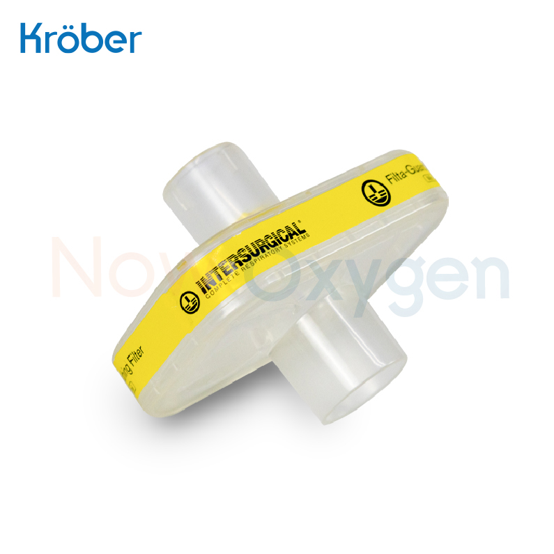 ไส้กรองอากาศ เครื่องผลิตออกซิเจน Kroeber Aeroplus E, O2, 4.0 ชนิด Hepa Filter (แถบเหลือง)