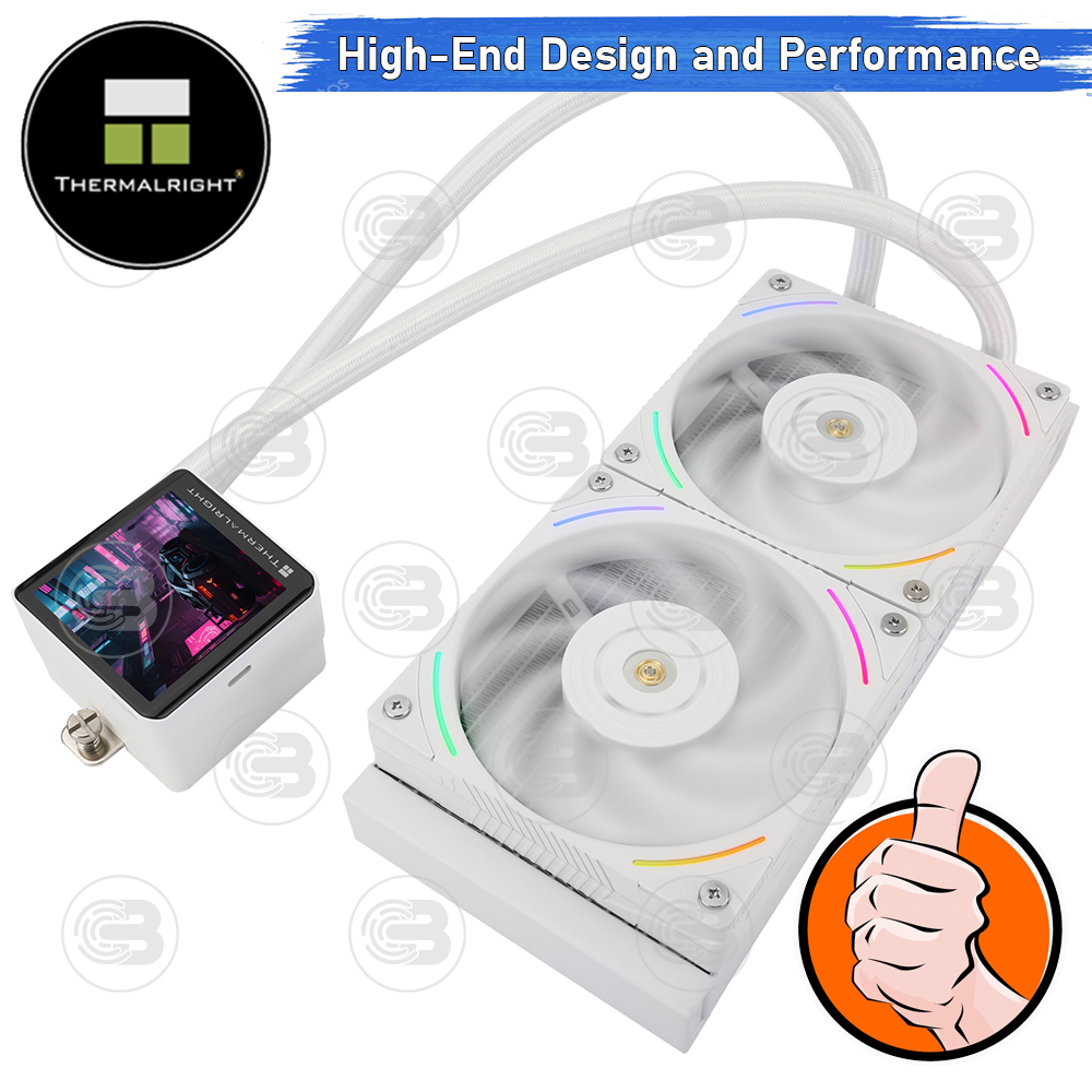 [CoolBlasterThai] Thermalright FROZEN VISION 240 WHITE ARGB AIO Liquid CPU Cooler (AM5/LGA1851 Ready) ประกัน 6 ปี
