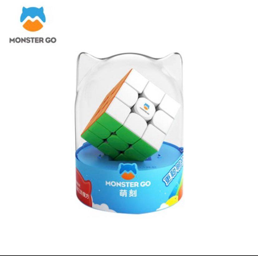 รูบิค Monster Go EDU GAN 3x3 M Cube Rubik รูบิคของเล่นสำหรับเด็ก เสริมพัฒนาการ #1499