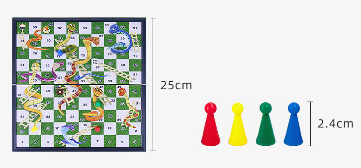 บันไดงูแม่เหล็ก Snakes and Ladders Magnetic size M #3830