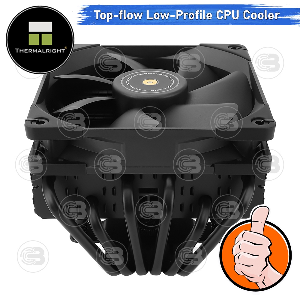 [CoolBlasterThai] Thermalright SI-100 Black Low-Profile CPU Cooler with 6 Heatpipes ประกัน 6 ปี