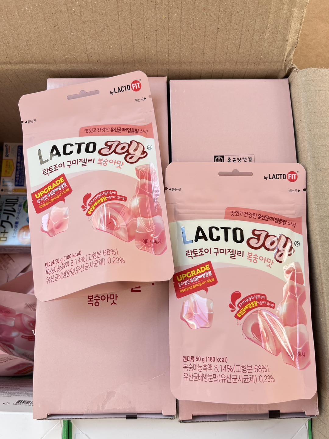 Lacto-Joy Probiotic Jelly (1ซอง/50g.) เจลลี่ โพรไบโอติก รสพีช
