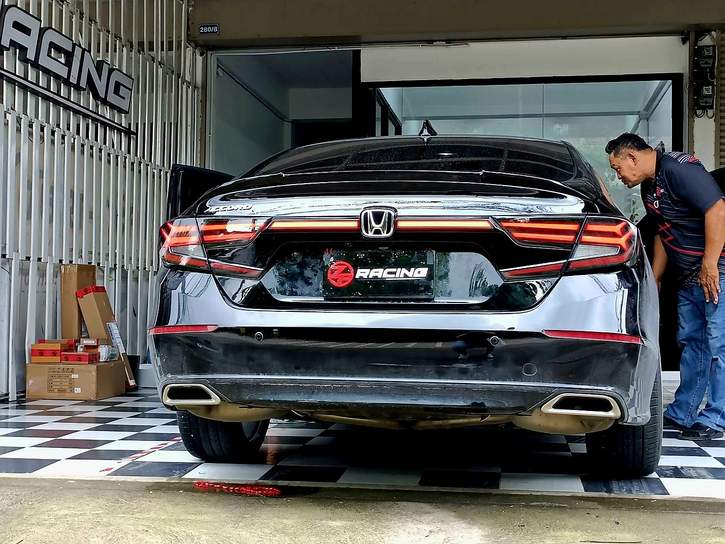 ไฟคาดฝาท้าย คาดท้าย Accord G10 มี LED