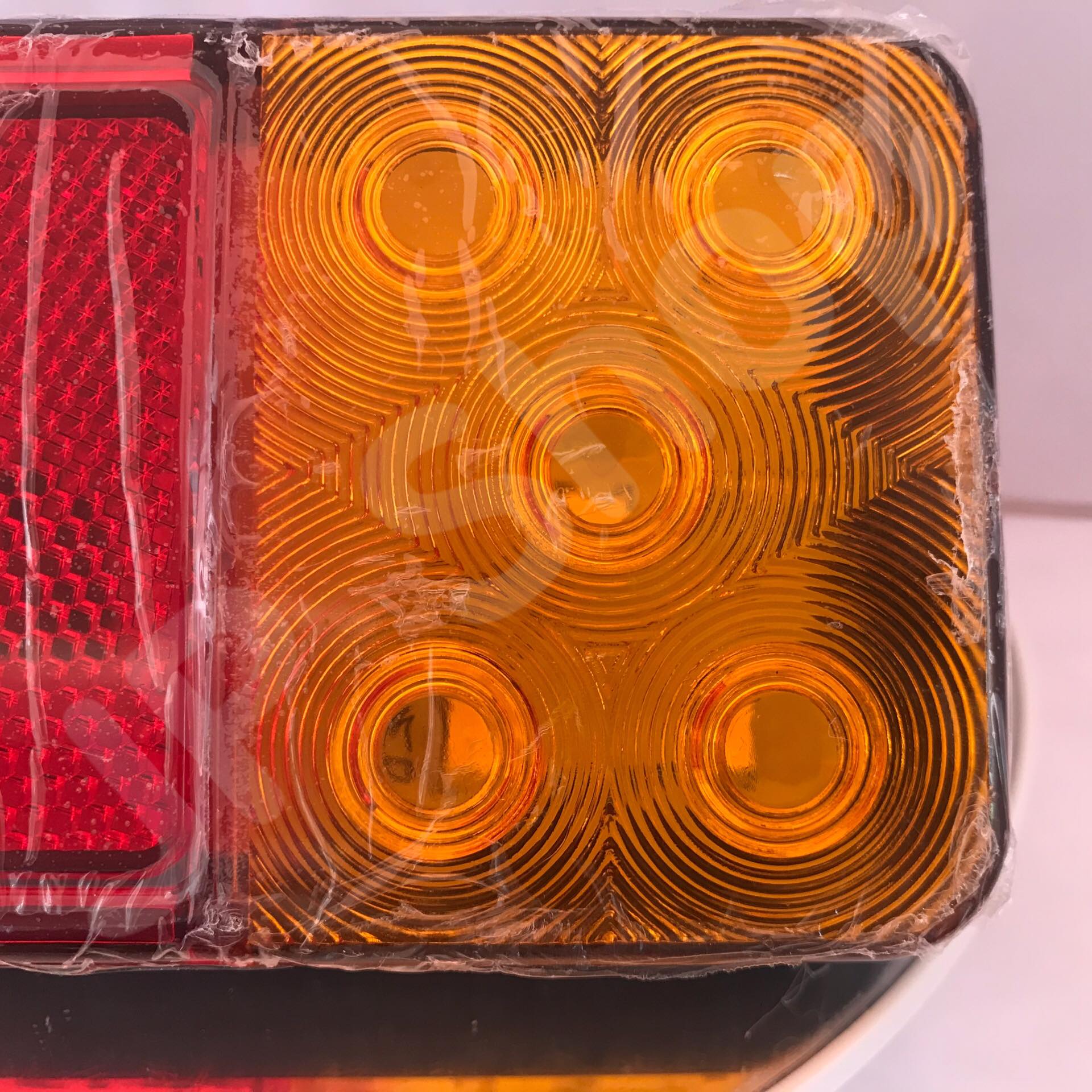 ไฟข้าง สำหรับรถบรรทุก LED 24V เหลือง-แดง #0699