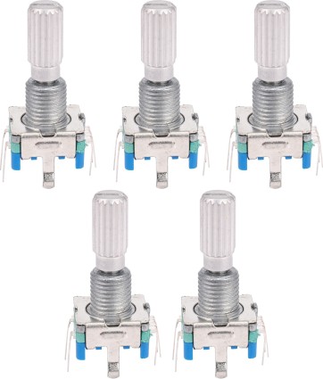 Plum handle 20 mm Rotary encoder รุ่น EC11 / digital potentiometer / Rotary หมุนรับค่า 360 องศาพร้อมสวิตช์ปุ่มกด