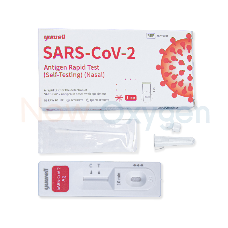 ชุดตรวจหาโรคโควิด-19 Yuwell ATK Antigen Rapid Test (แม่นยำ มีเอกสารรับรอง)