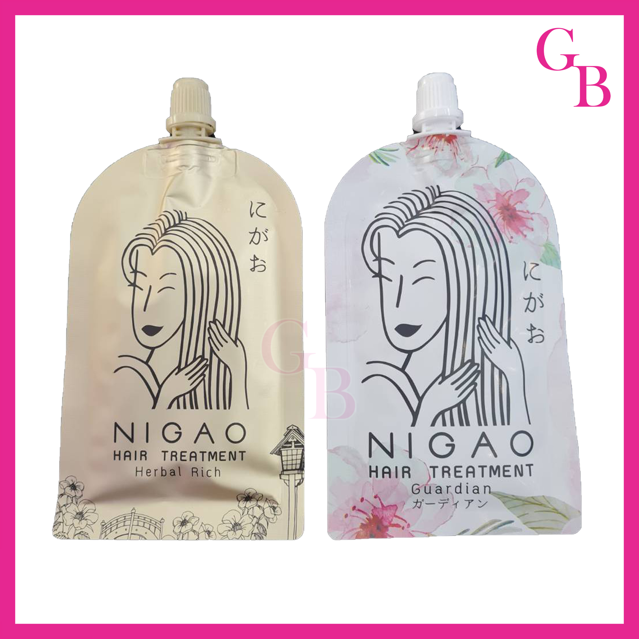 แท้พร้อมส่ง‣ (ซอง30ml) Nigao Hair Treatment Herbal Rich&Guardian ทรีทเม้นท์บำรุงผม นิกาโอะ