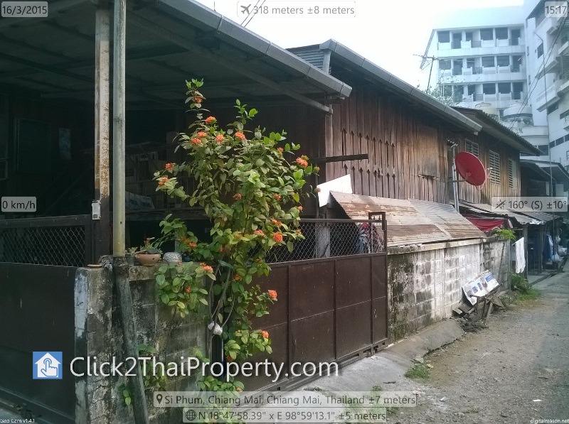 ขายที่ดินพร้อมสิ่งปลูก ช้างเผือก ซอย 3 ต.ช้างเผือก อ.เมือง จ.เชียงใหม่, Land and property in Chiangmai downtown for sale