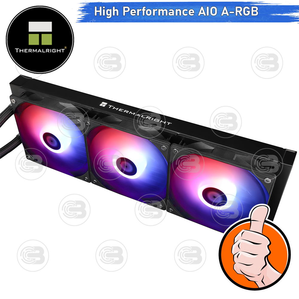 [CoolBlasterThai] Thermalright Aqua Elite 360 V3 ARGB BLACK AIO Liquid CPU Cooler (AM5/LGA1851 Ready) ประกัน 3 ปี