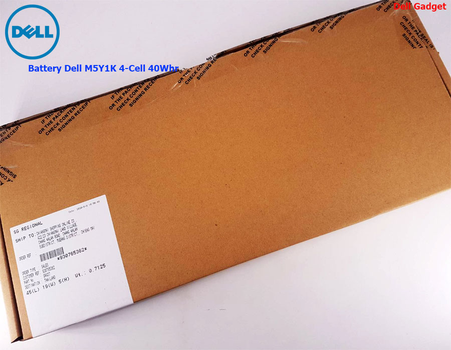 Battery Dell Inspiron 15 รุ่น 5558, 5559, 4-Cell, 40Wh แบตเตอรี่ Dell M5Y1K ของแท้รับประกันศูนย์ Dell Thailand On-site Service