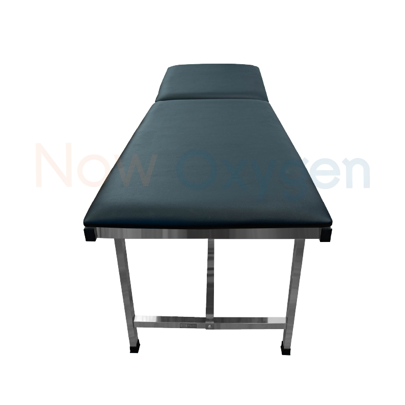 เตียงตรวจโรคและบันไดขึ้นเตียง ปรับระดับพนักพิงได้ สแตนเลสหนาทนทานกันสนิม รับประกัน 1 ปี