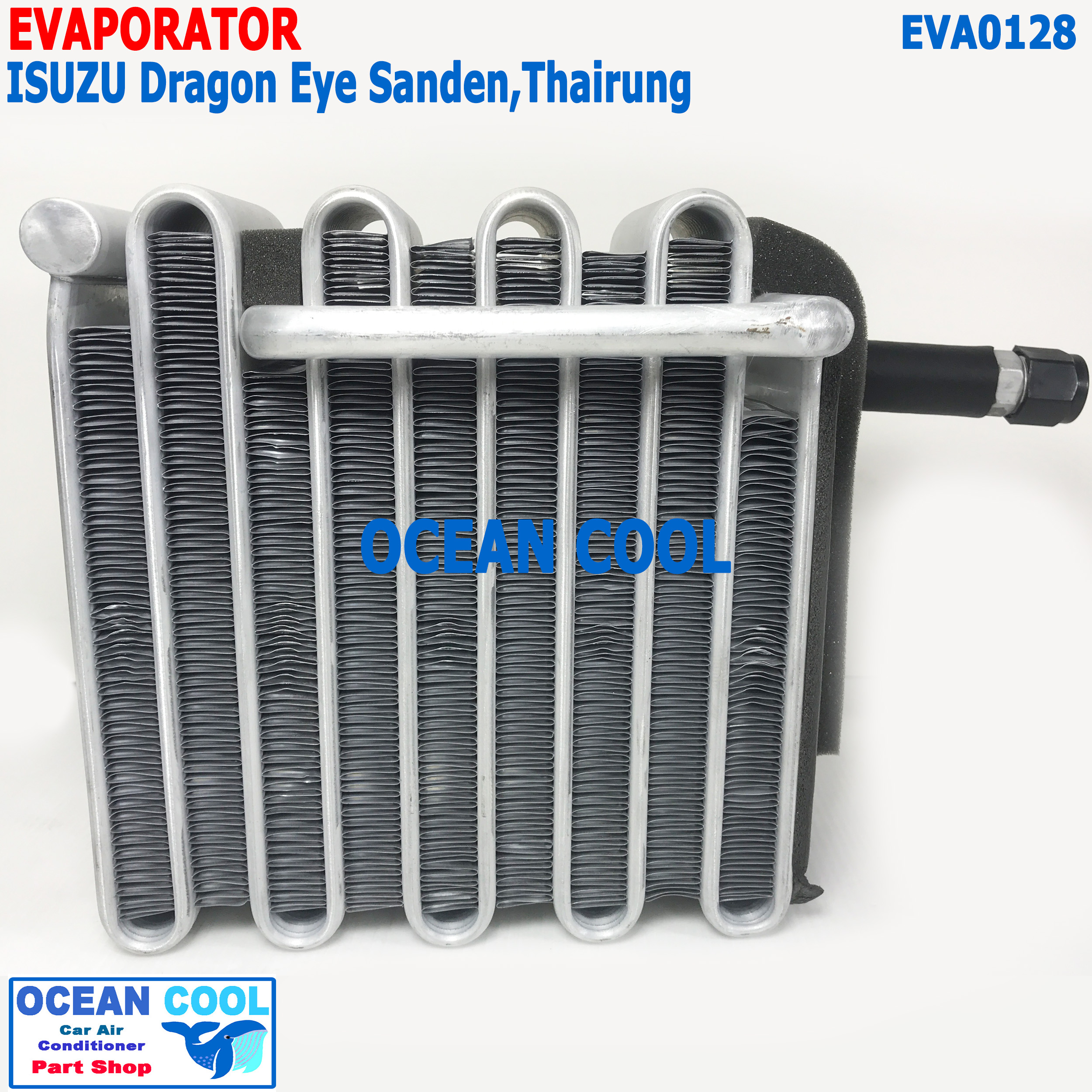 คอยล์เย็น อีซูซุ ดราก้อนอาย ซันเด้น ไทยรุ่ง EVA0128 AC Evaporator FOR Isuzu Dragon Eye 2000 Sanden คอยเย็น ตู้แอร์