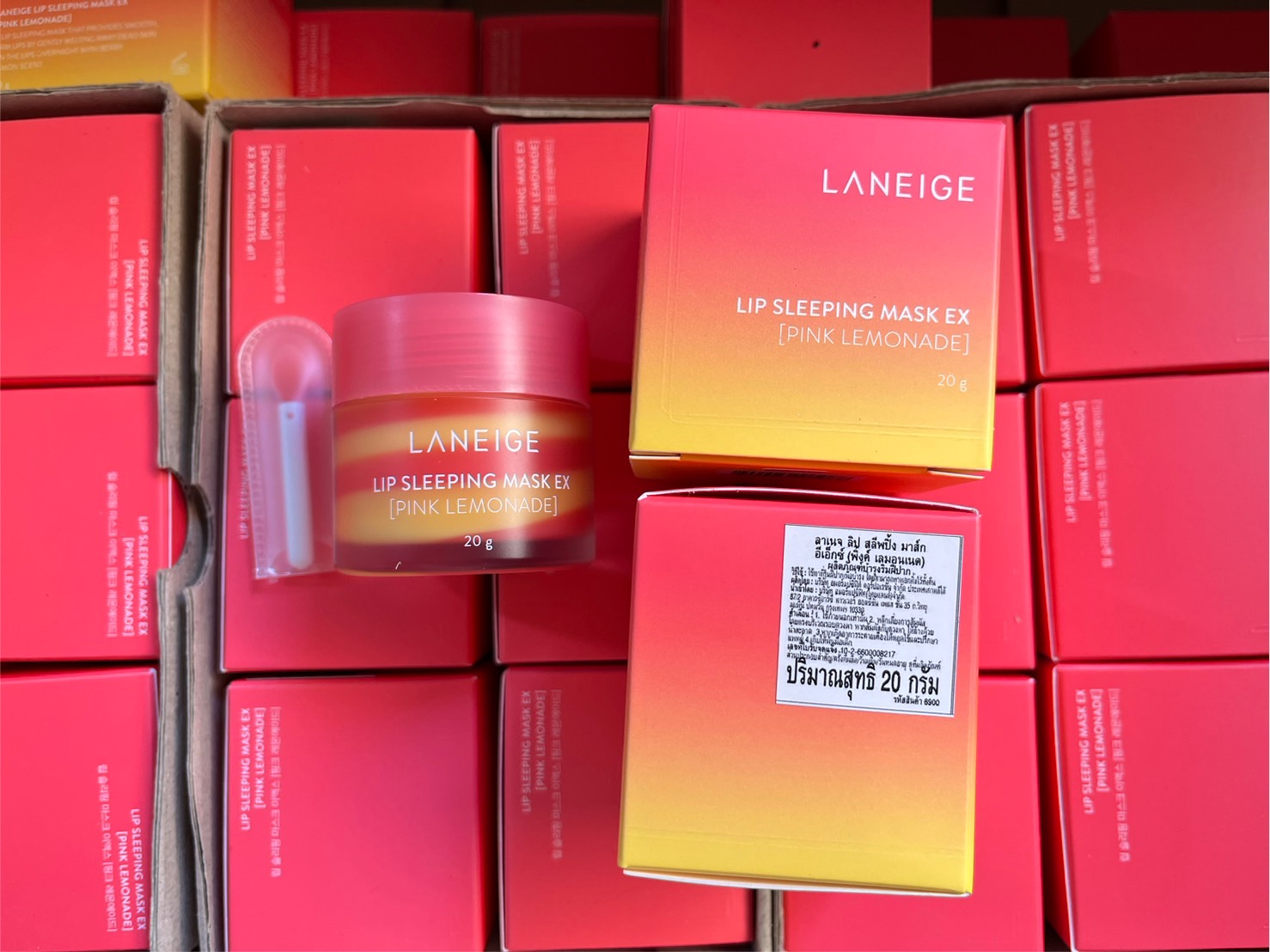 Laneige Lip Sleeping Mask 20g Pink Lemonade มาส์กสำหรับริมฝีปาก