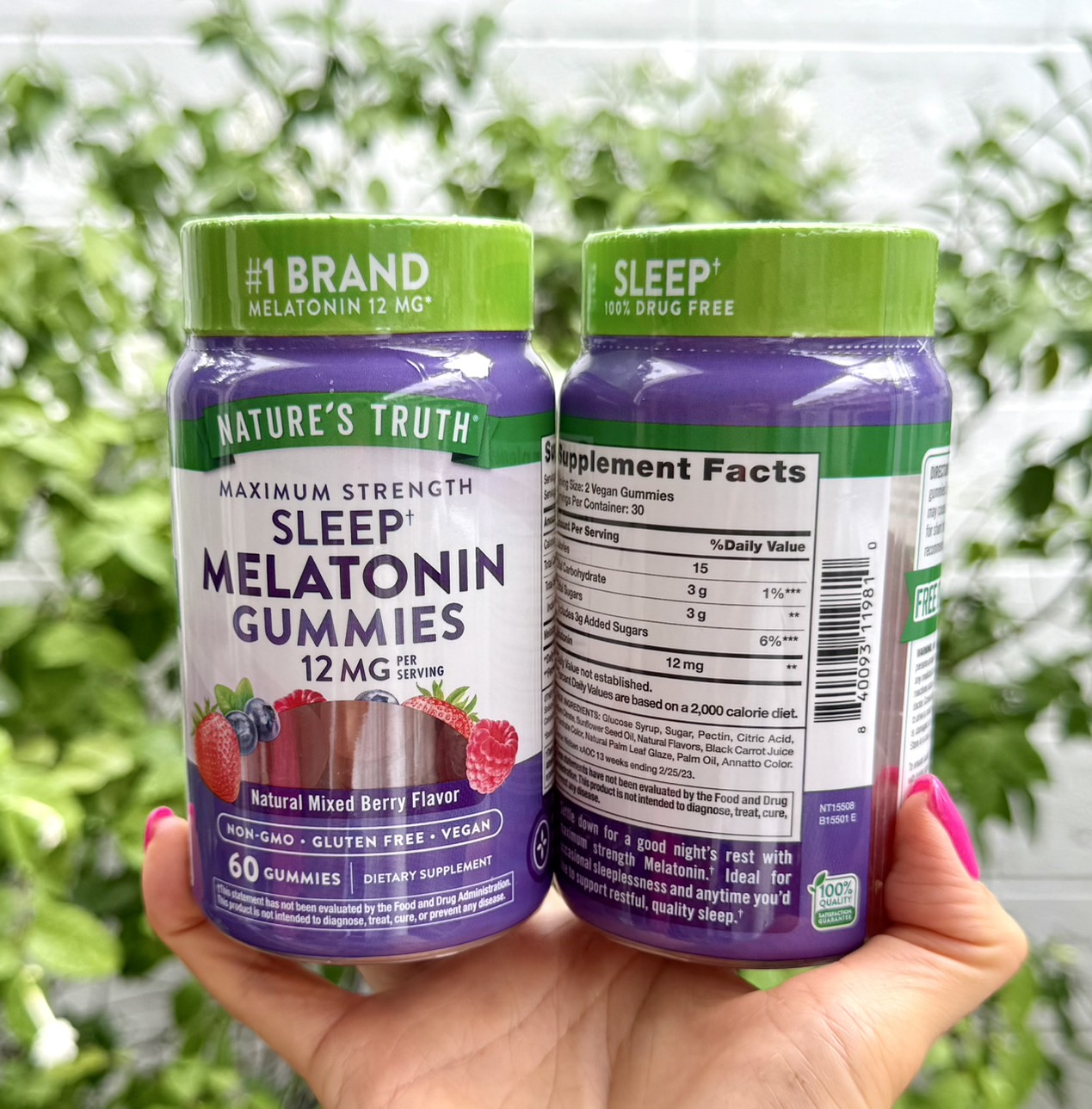Nature’s Truth Melatonin Gummies 12mg. (60Gummies) เยลลี่ช่วยในการนอนหลับ เมลาโทนิน 12mg. (1กระปุก)