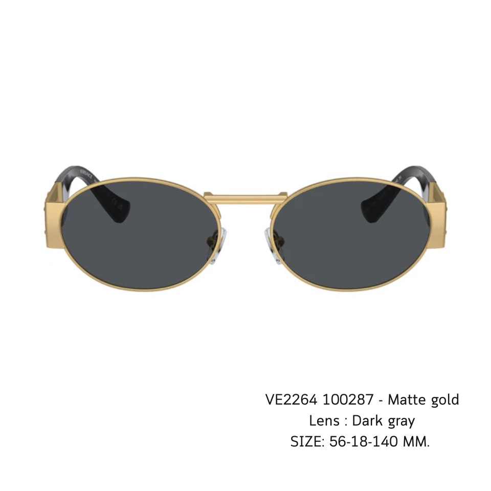 แว่นกันแดด VERSACE VE2264 100287 SIZE 56 MM.