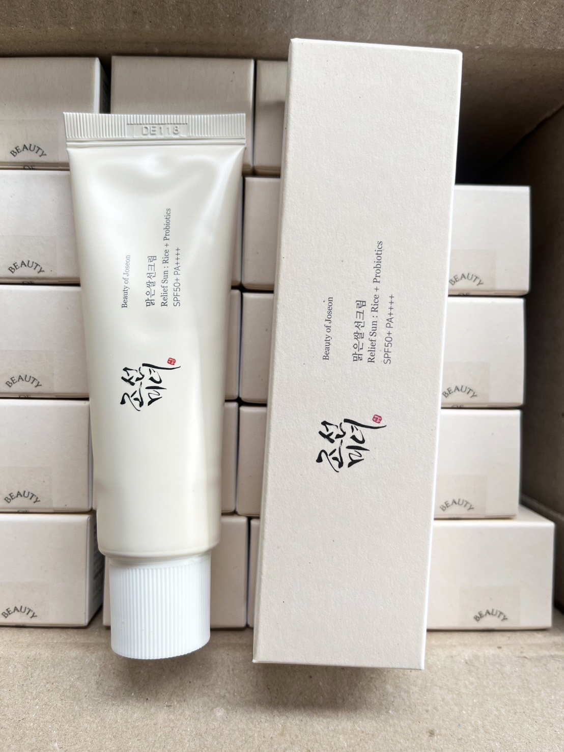 กันแดดข้าวสูตรแรก Beauty Of Joseon Relief Sun Rice + Probiotics SPF50+ PA++++ 50ml.