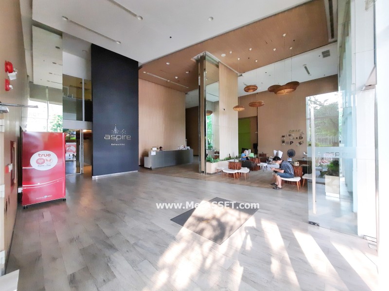 ขายคอนโด แอสปาย (รัตนาธิเบศร์) ถ.รัตนาธิเบศร์ ต.บางกระสอ อ.เมือง นนทบุรี ห้องมุม / พื้นที่ 50 ตารางเมตร