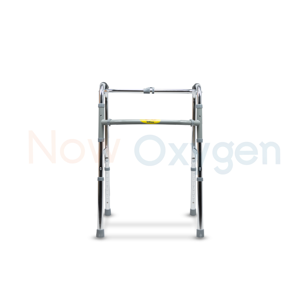 ไม้เท้าช่วยพยุง วอล์คเกอร์ (Walker) แบบ 4 ขา พับได้