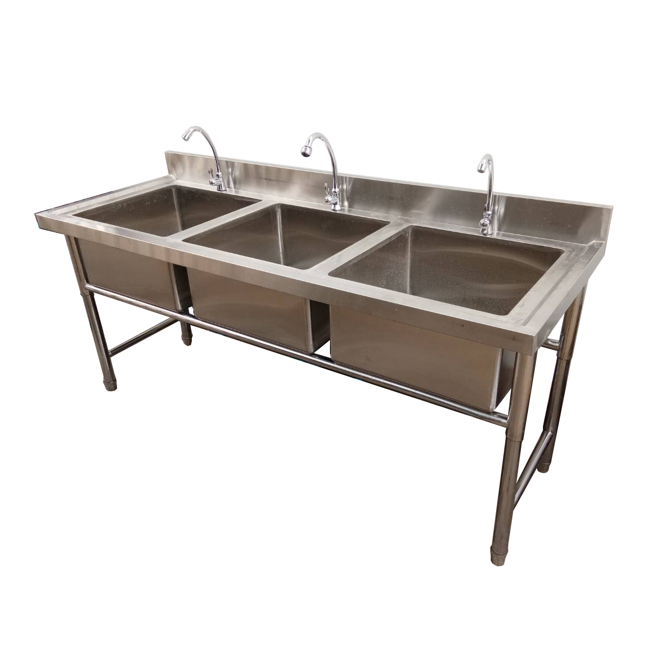 ซิงค์ล้างจานสแตนเลส 3 หลุม รุ่น：WSDD-186080