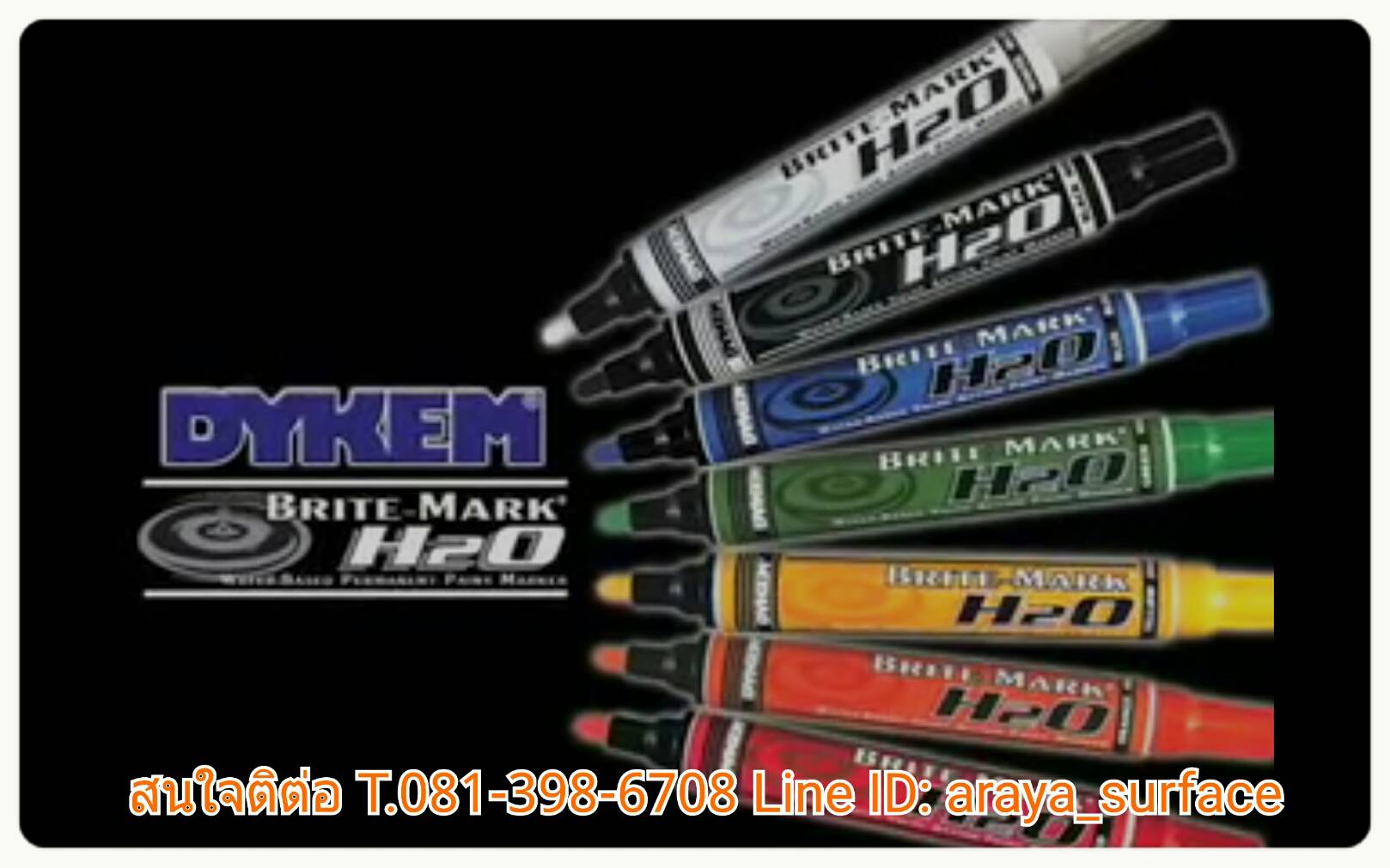 BRITE-MARK เป็น Permanent Marker ปากกา ใช้งานเอนกประสงค์