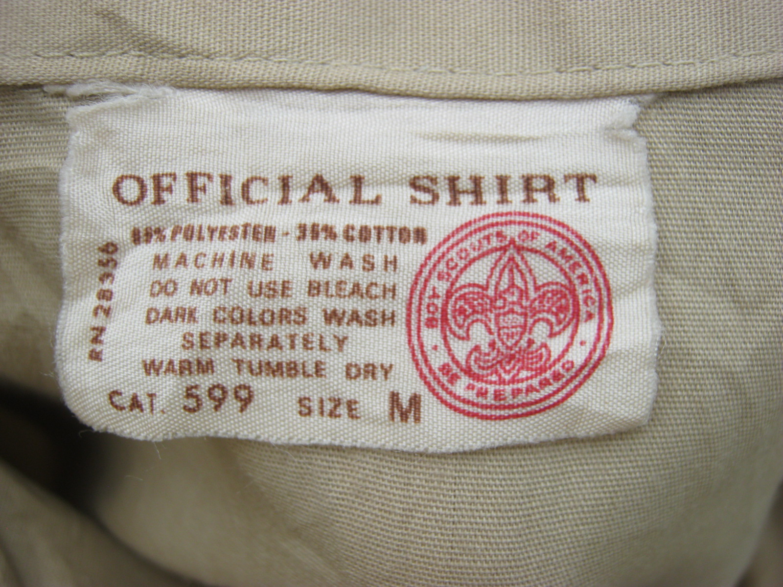 ขายแล้ว เสื้อลูกเสือแขนสั้น อเมริกา