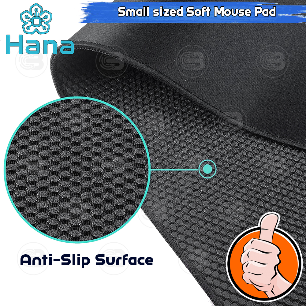 [CoolBlasterThai] Hana All Black Mouse Pad S (290x250mm)