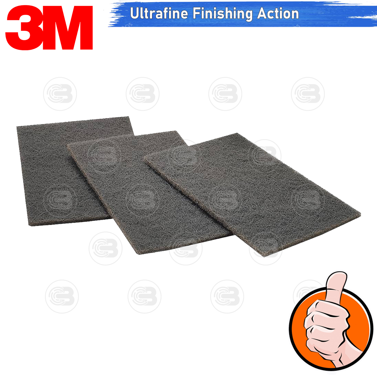 [CoolBlasterThai] 3M Scotch-Brite Ultra Fine Grade 7448 Hand Pad (Stain Scuffing)