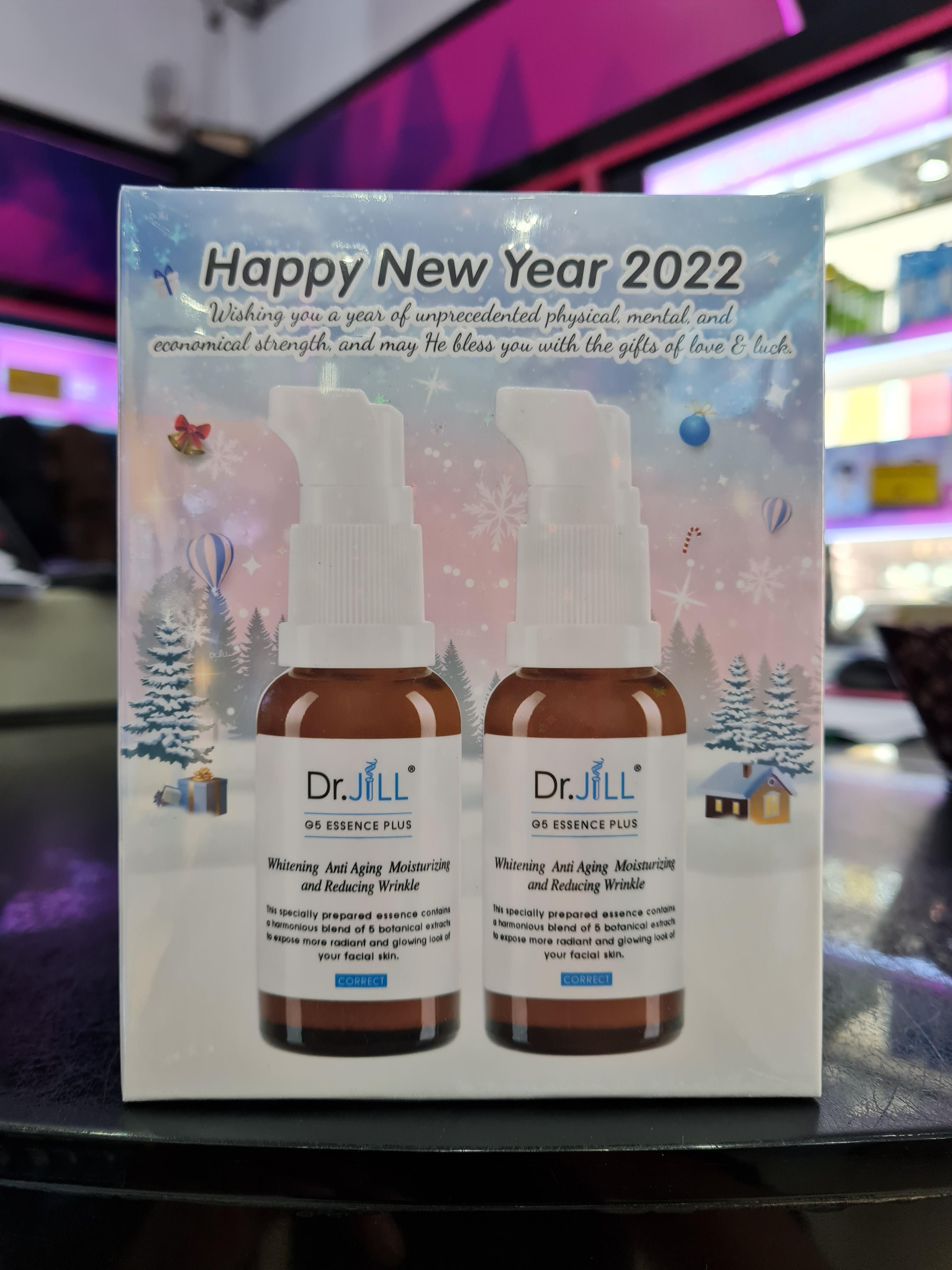 (เลิกใช้) แท้พร้อมส่ง‣ Dr.JiLL G5 Essence PLUS แพ็คคู่ (30มล.x 2) ด็อกเตอร์จิล จี5 เอสเซนส์ พลัส เซรั่มทาหน้า