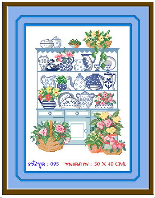 ตู้โชว์เครื่องลายคราม