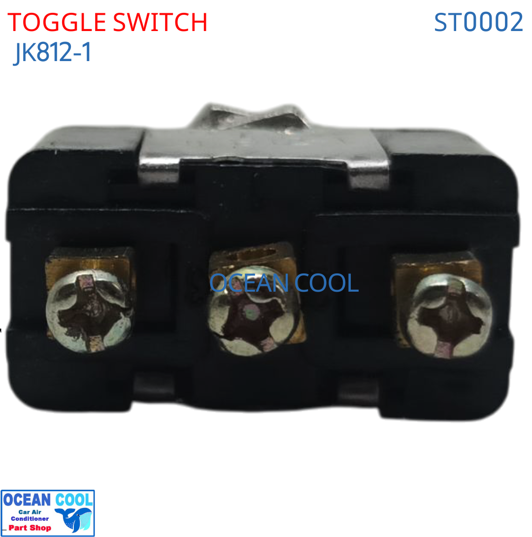 PHYLLIS สวิตซ์โยก 3 ทาง JK812-1 ใช้ได้กับรถยนต์ทั่วไป Toggle Switch สวิตช์โยก (1ตัว)