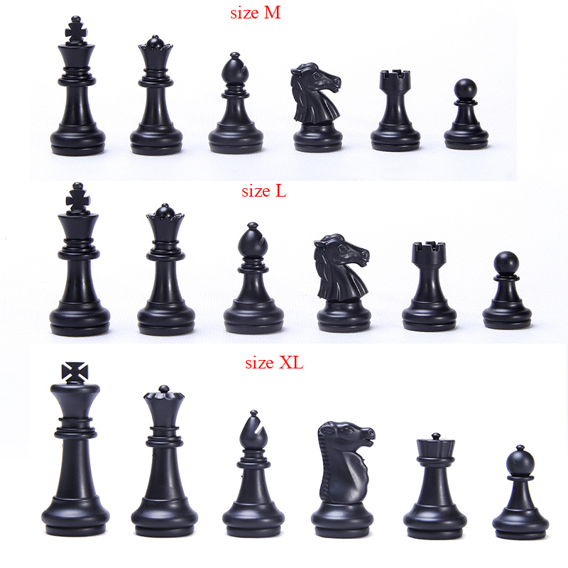 หมากรุกสากลแม่เหล็ก Black&White Magnetic Chess