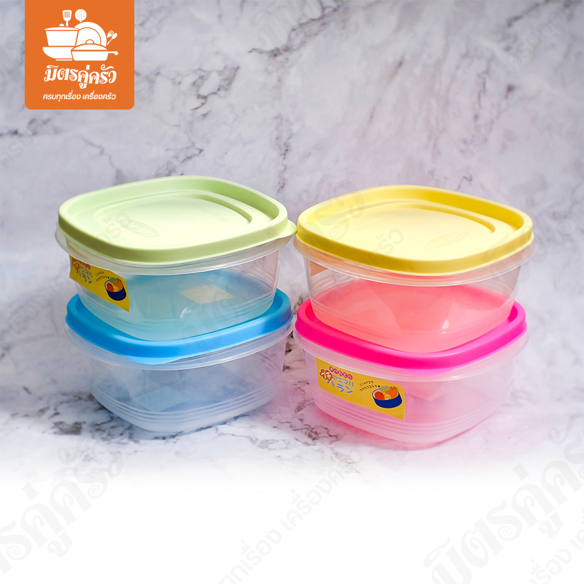 กล่องอาหารสี่เหลี่ยม FK-1007
